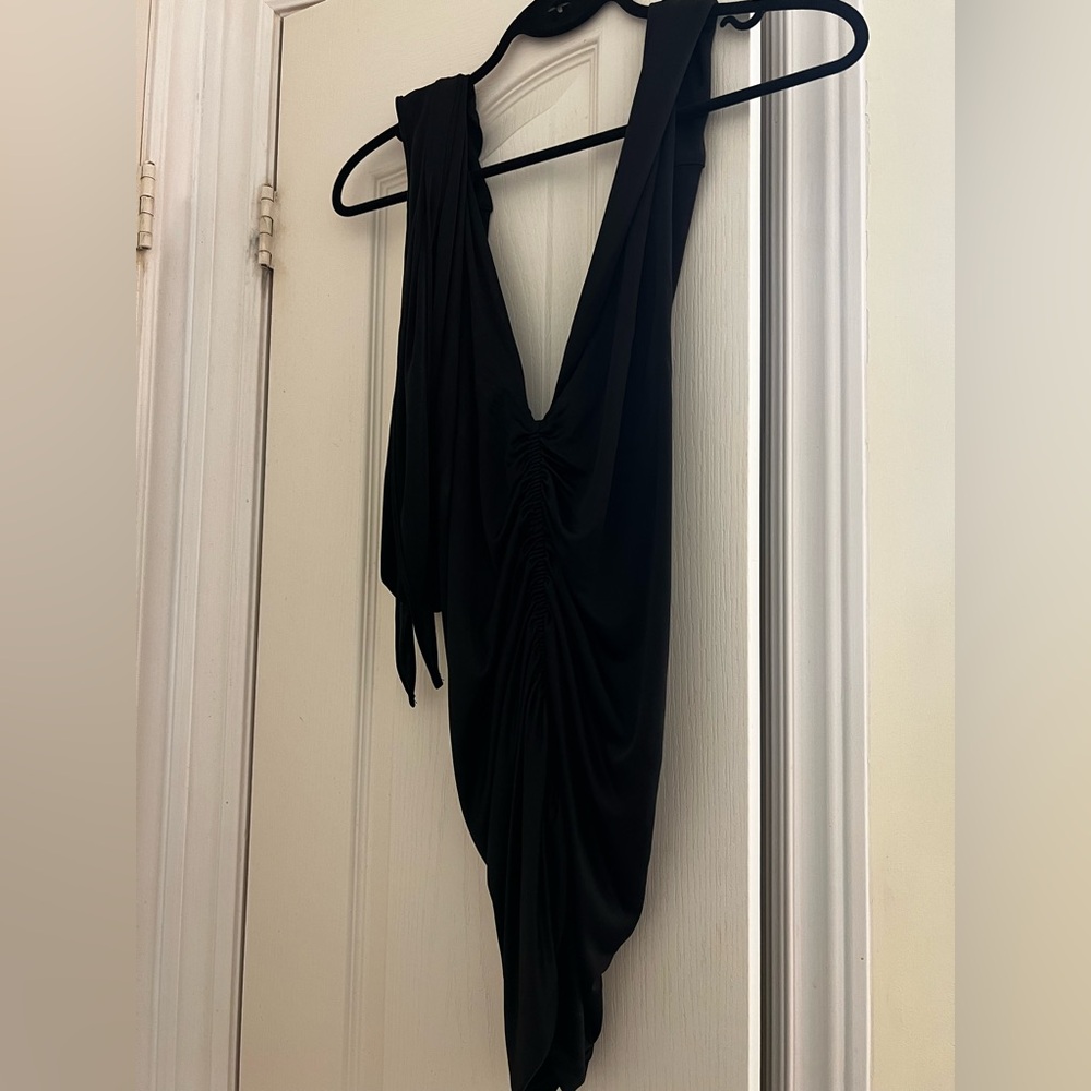 MODA International Black Halter Top